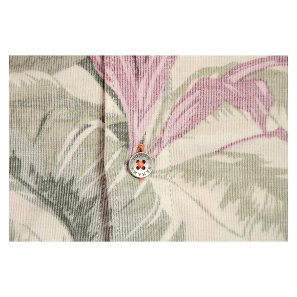 Tommy Bahama Coastline Cord Lush Vines Shirt Men's Large Sweet Chili - Picture 8 of 9